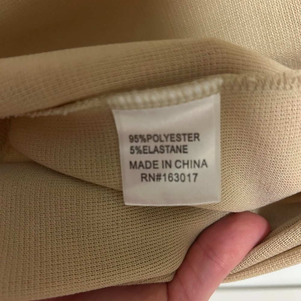 Tan button up - Picture 5 of 6